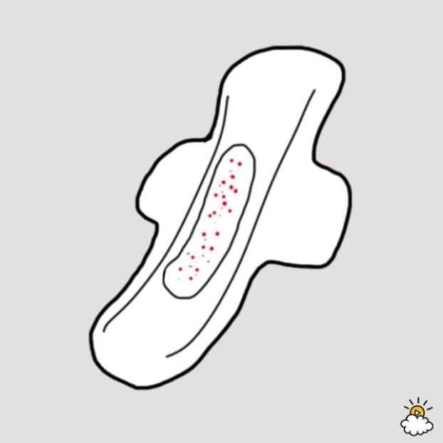 Cor da menstruação: entenda o que cada uma pode te dizer