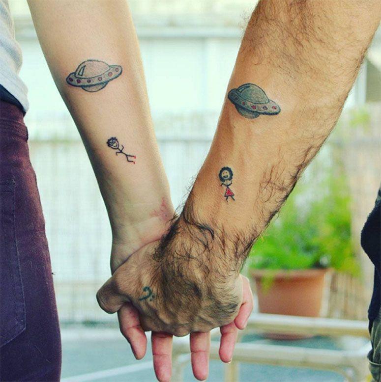 Tatuagens para casais - Dicas, Tendências e Ideias