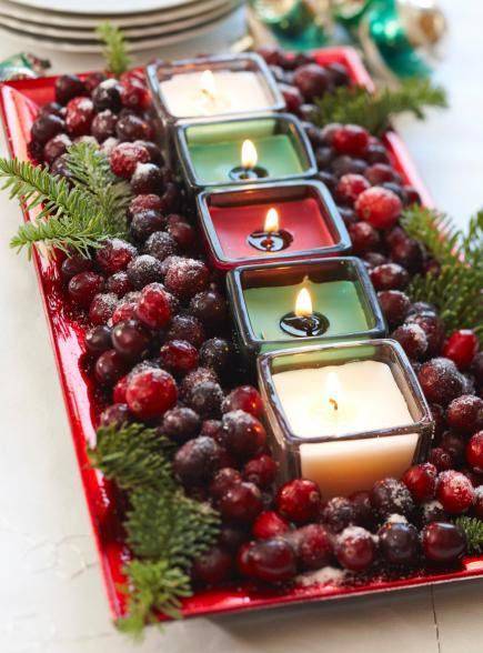30 imagens de decoração de mesa de natal para te inspirar