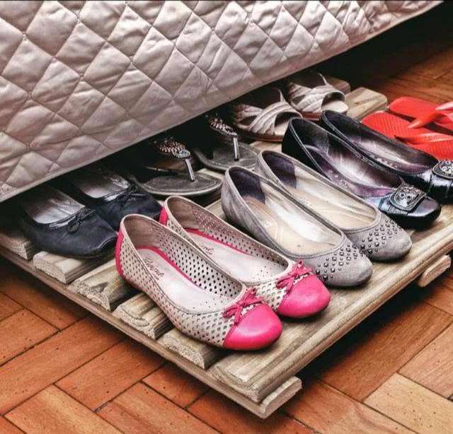 60 formas e truques práticas de organizar sapatos