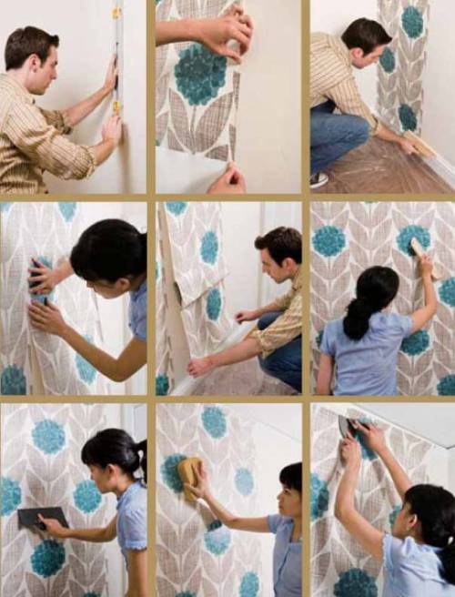 Tutorial: como colocar papel de parede na sua casa!