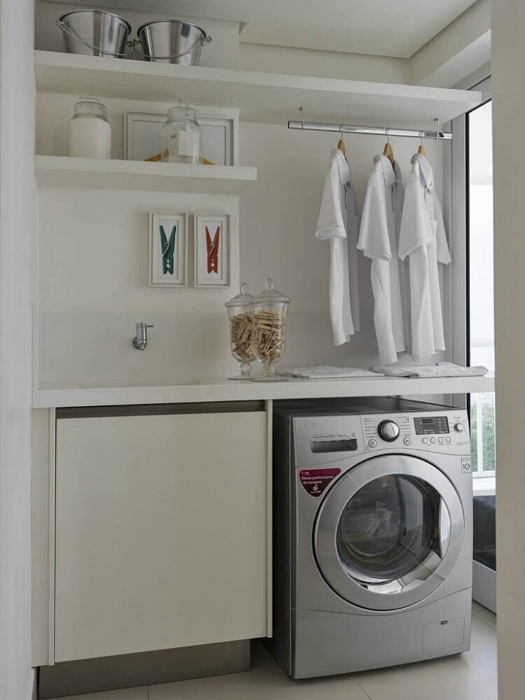 30 imagens para te inspirar a decorar a lavanderia!