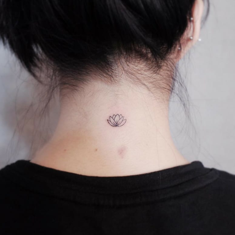 70 fotos de tatuagem na nuca para te inspirar a fazer a sua