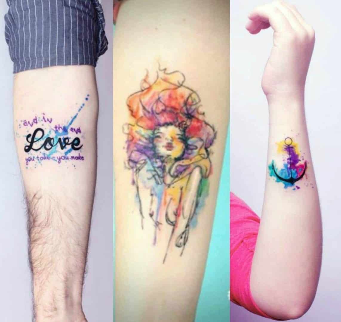 Mais de 80 estilos diferentes de tatuagem aquarela para você se inspirar