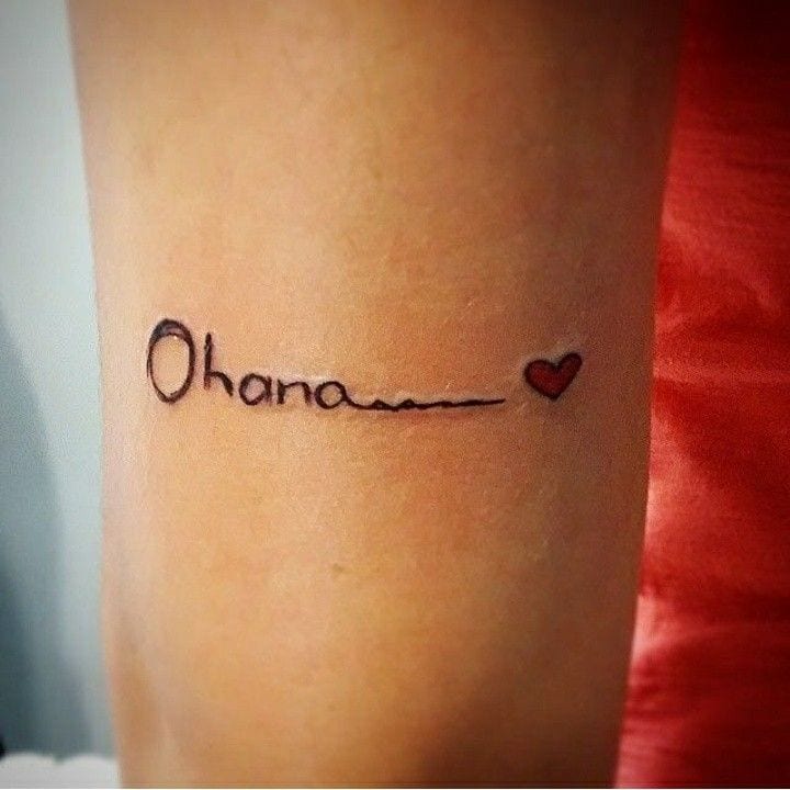 Saiba o significado da tatuagem Ohana + 30 imagens para se inspirar