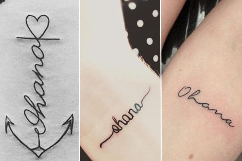 Saiba o significado da tatuagem Ohana + 30 imagens para se inspirar