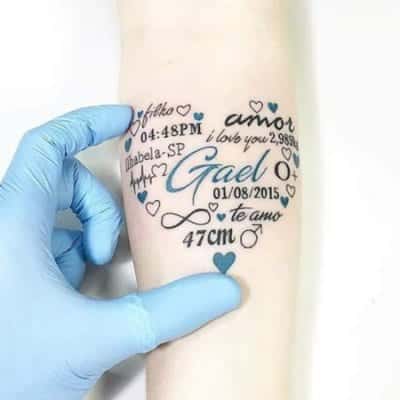 Tatuagens com nome, dicas e 100 imagens de inspiração