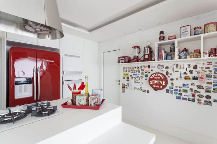 Abuse das geladeiras coloridas e deixe a sua cozinha mais interessante, alegre e charmosa
