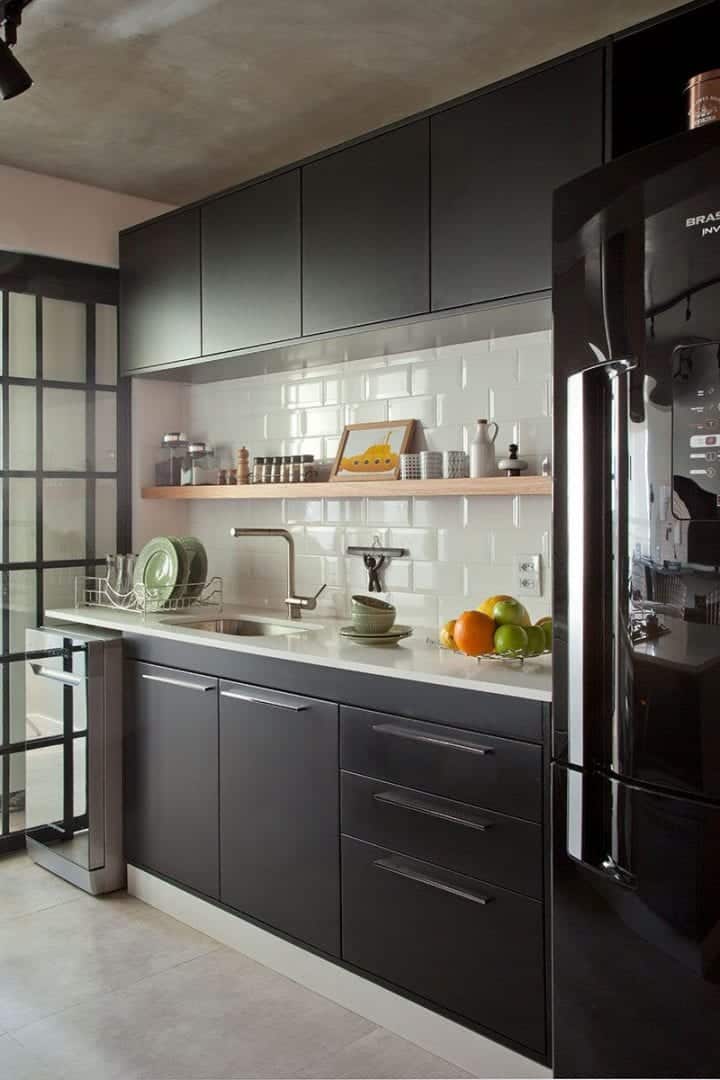 Cozinha preta - dicas para acertar na decoração da cozinha