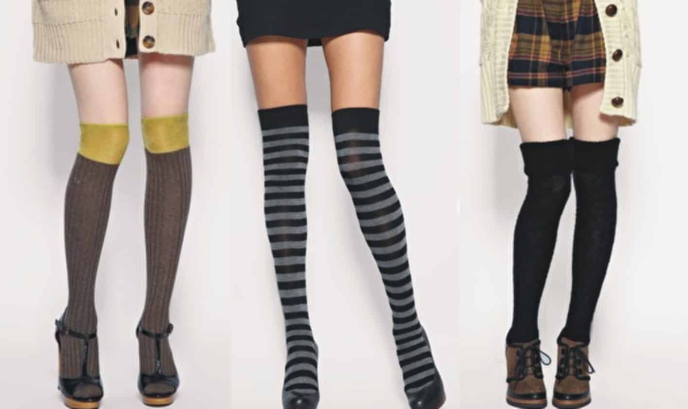 Meias - Dicas de como compor o look usando as meias à mostra
