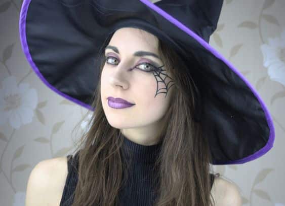 como fazer maquiagem de halloween de bruxa