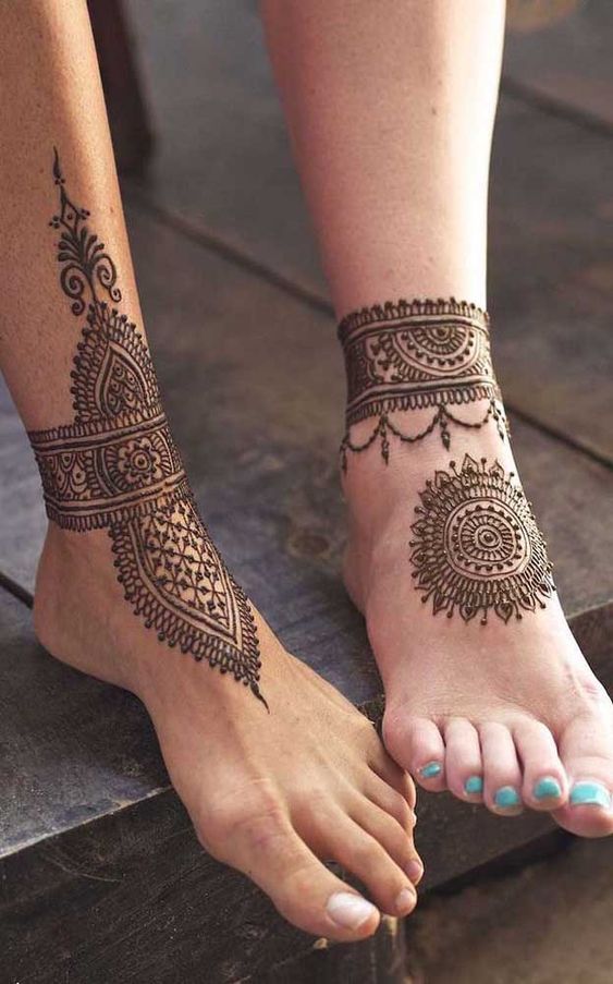 Inspiração tatuagens temporárias nos pés - Arte Milenar
