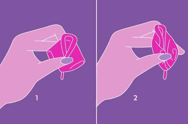 15 tipos de dobras para o seu coletor menstrual