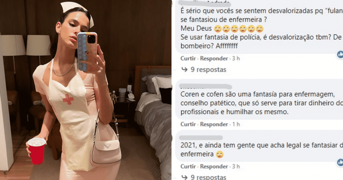 Conselho de enfermagem critica Bruna Marquezine por usar fantasia de enfermeira