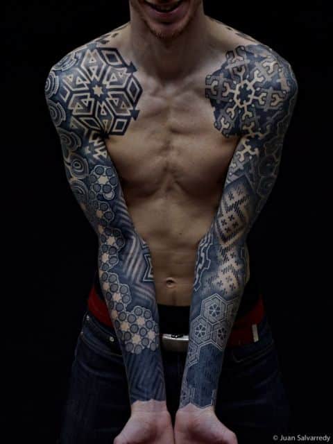 O que é tatuagem geométrica? 60 inspirações que você vai amar