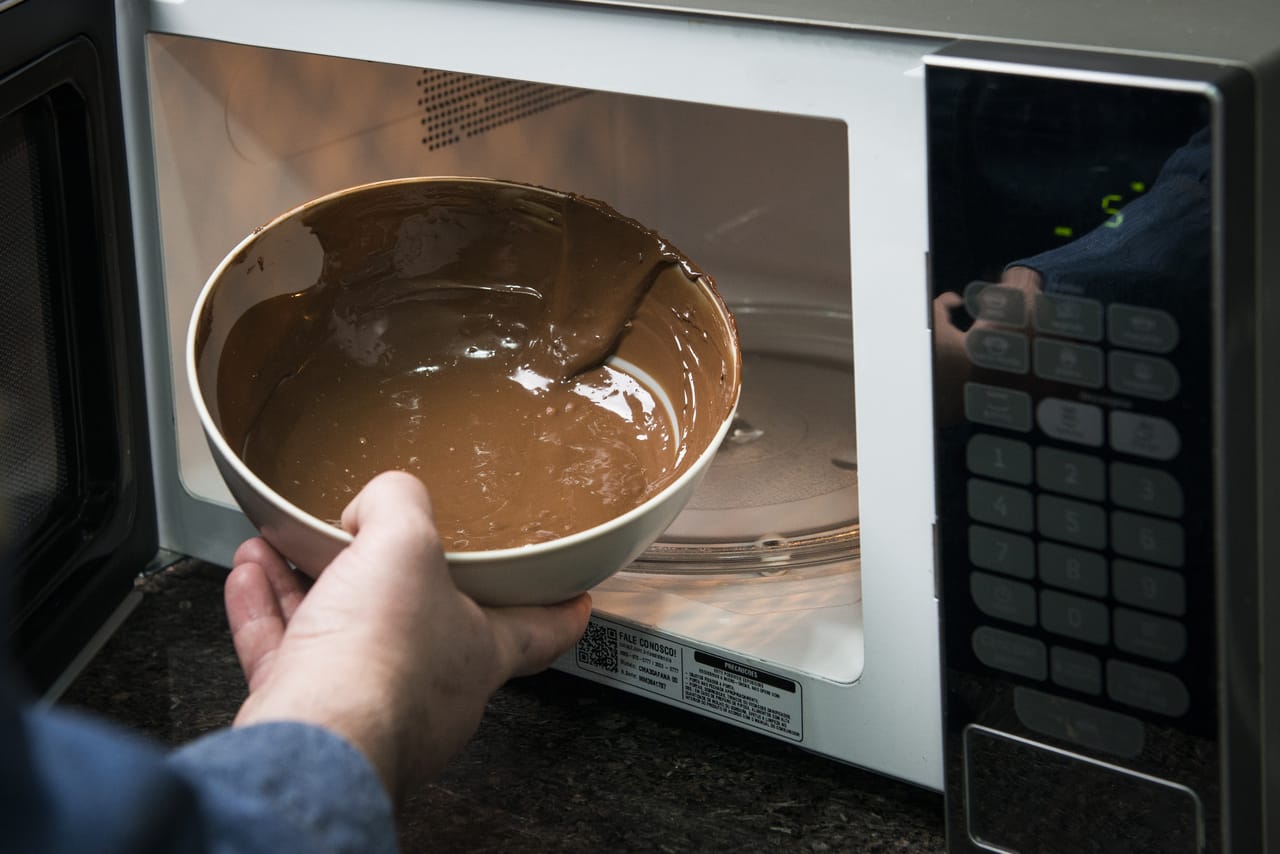 Como derreter chocolate no micro-ondas