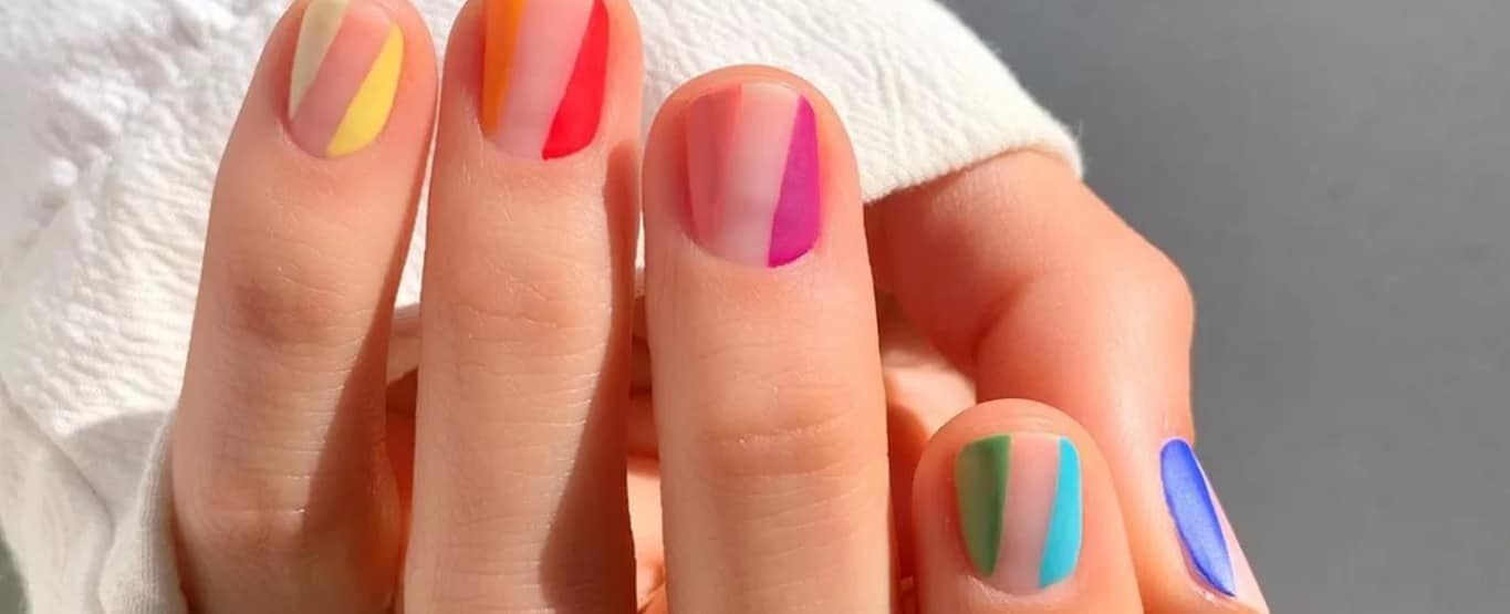 10 inspirações de nail art para unhas curtas